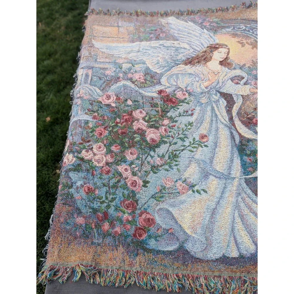 Angel of Love Tapestry Throw/Wall Hanging Angel by Lena Lui 54